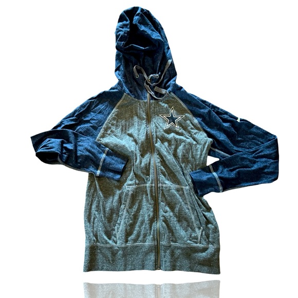 NIKE: Dallas Cowboys Full Zip Lightweight Hoodie for Women: Medium: GUC: NFL - Picture 1 of 4